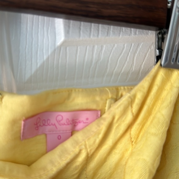 Lilly Pulitzer Vanessa strapless dress in a sunny yellow Size 0 - Picture 4 of 10